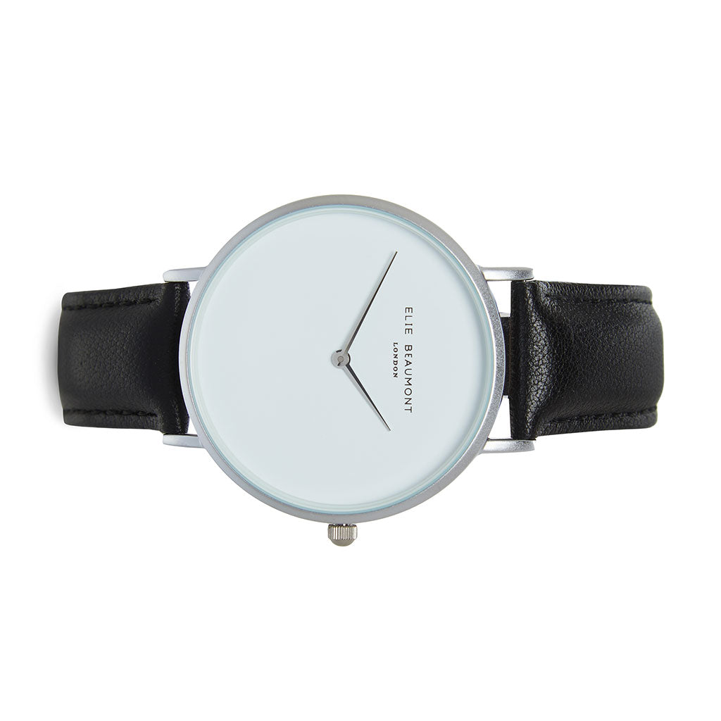 Hoxton White Dial Black