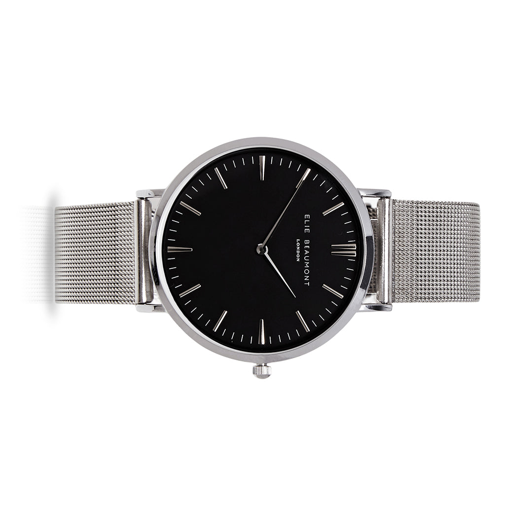 Oxford Large Mesh Silver/Black