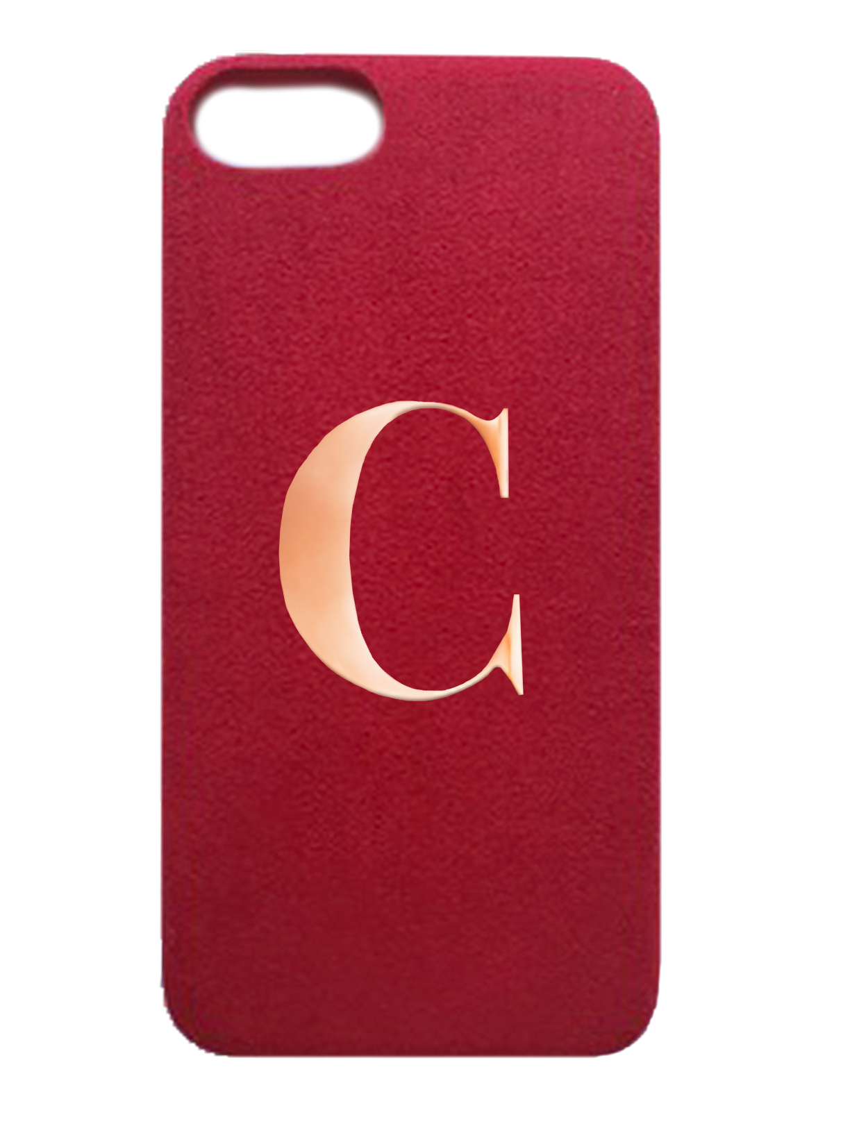 Bold Red Suede effect - iPhone 6/6s/7/8