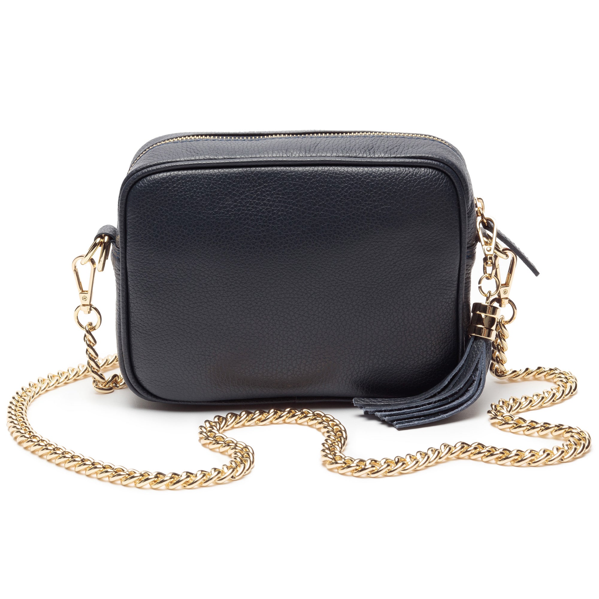 Crossbody Navy (Gold Chain Strap)