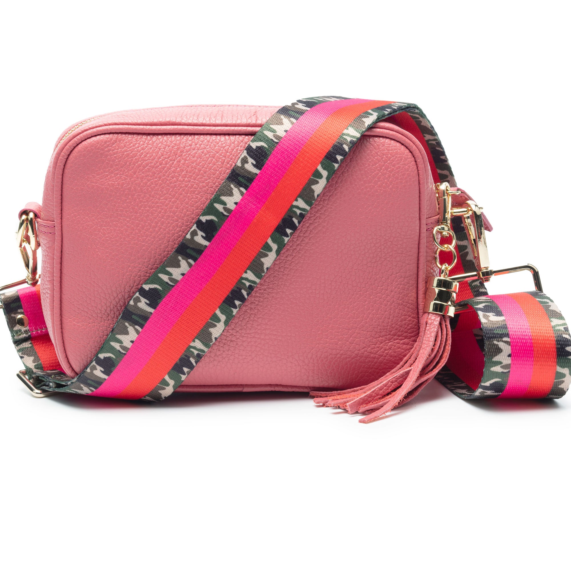 Crossbody Strawberry (Army Stripes strap)