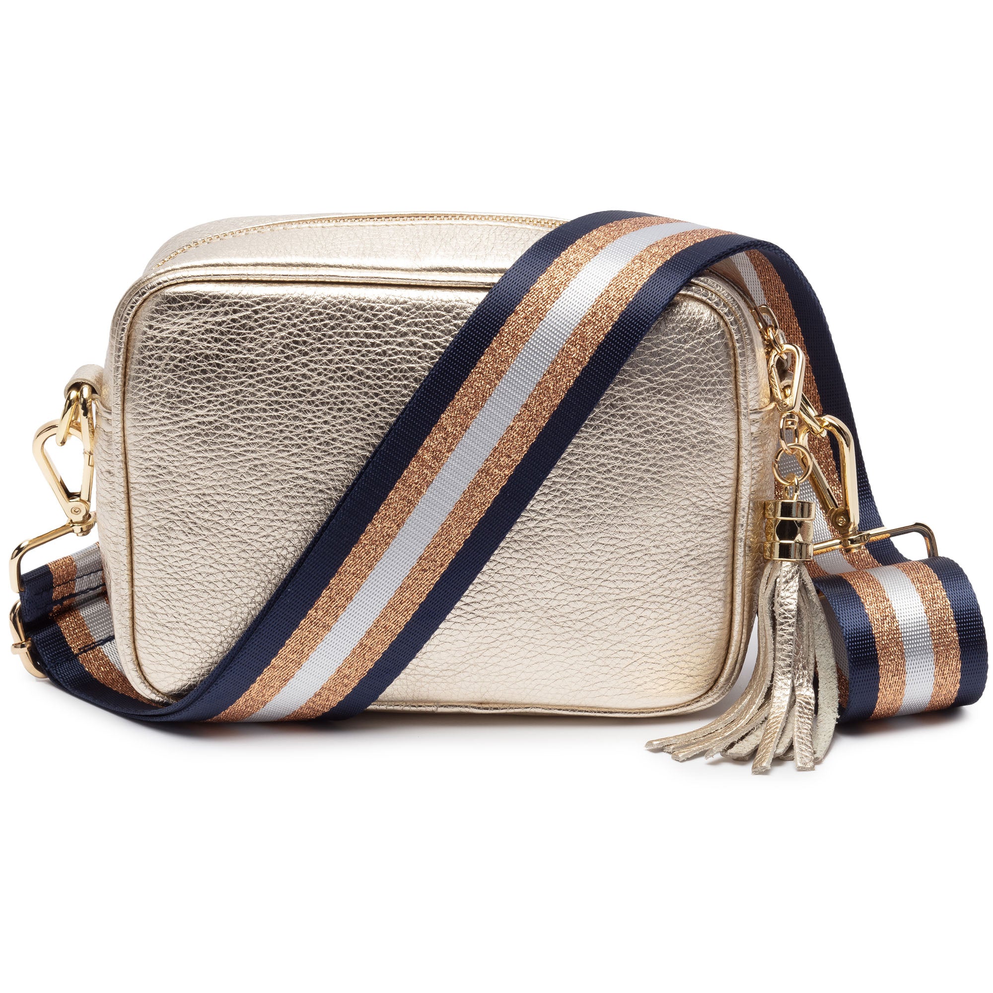 CROSSBODY GOLD (MARINEBLAUER KUPFER-RIEMEN)