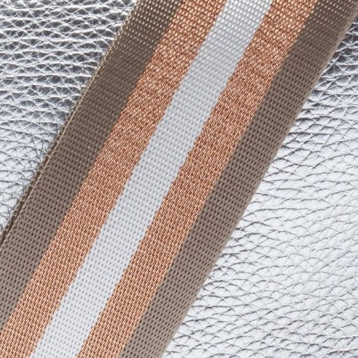 Crossbody strap - Champagne Stripes