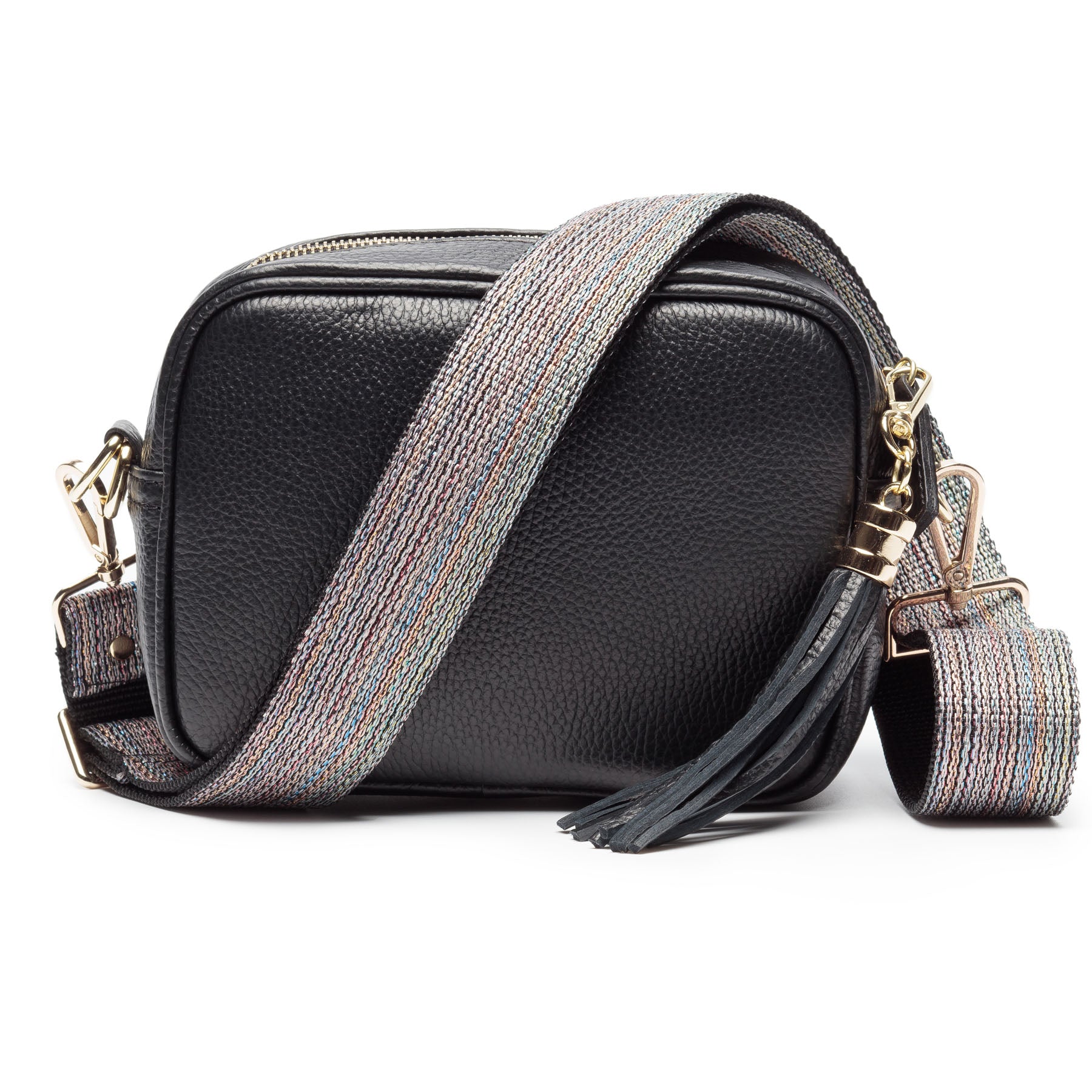 CROSSBODY SCHWARZ (Rainbow Glam Riemen)