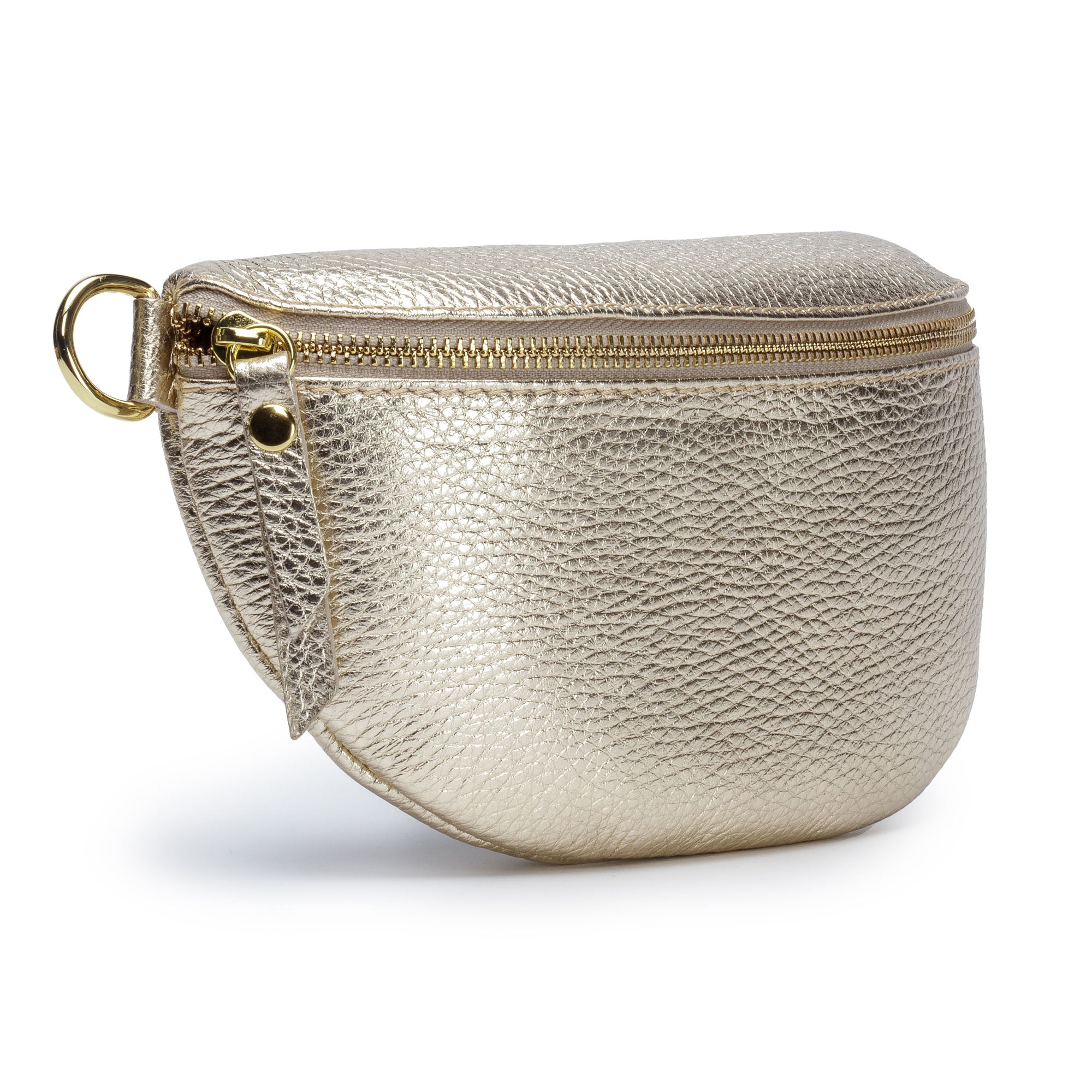 Sling Bag - Gold with Charcoal Strap
