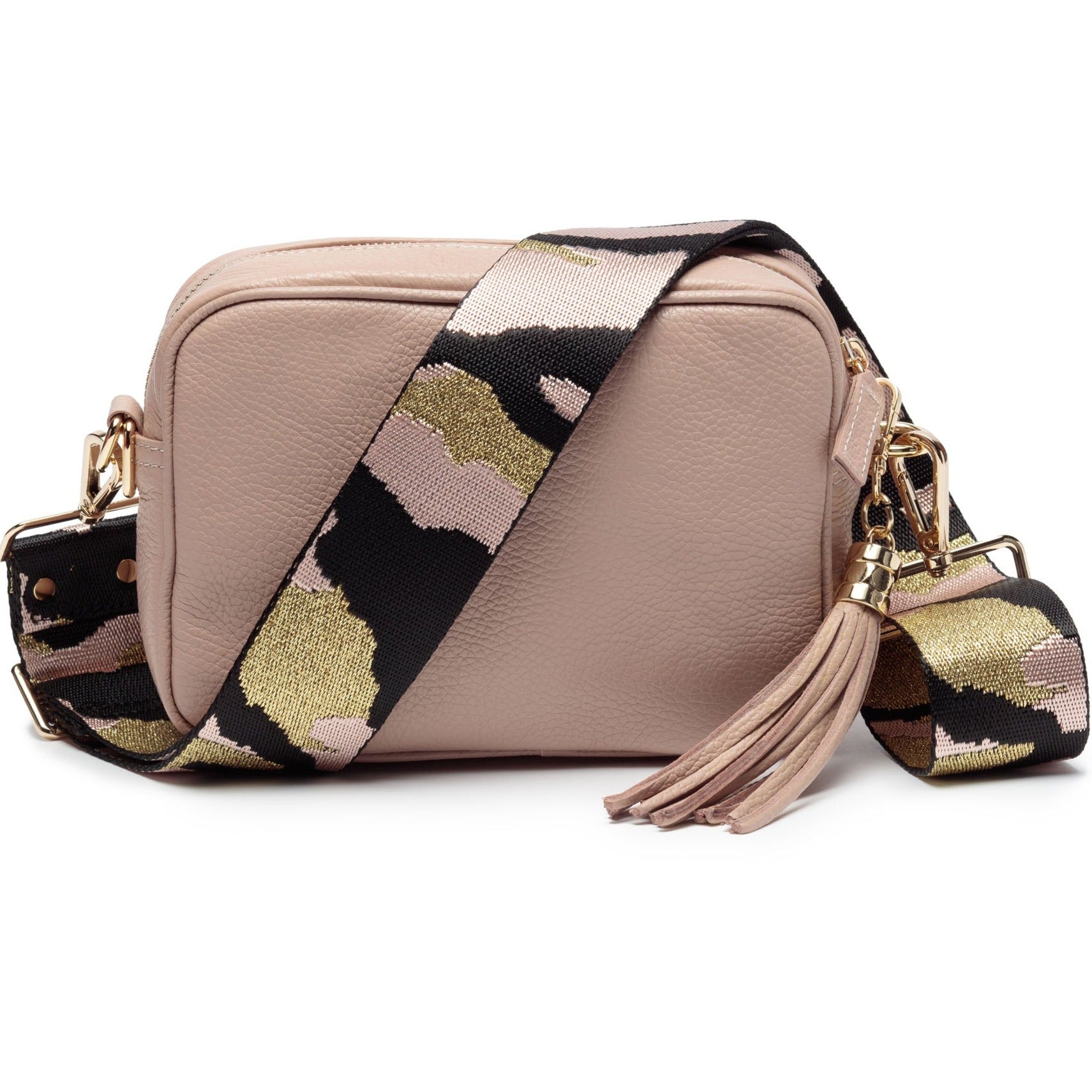 CROSSBODY NACKTE (ROSA CAMOUFLAGE-RIEMEN)