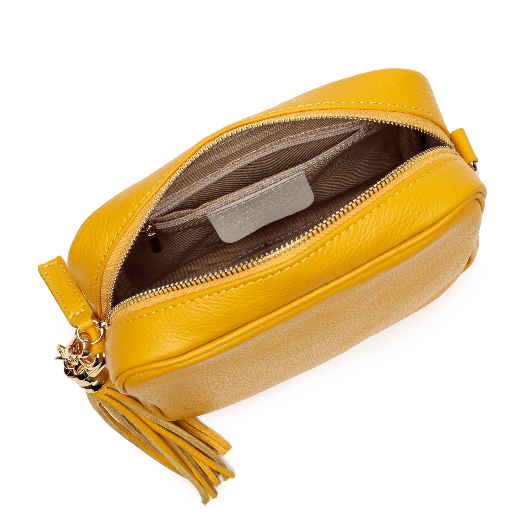 Crossbody Yellow (Leopard Strap)