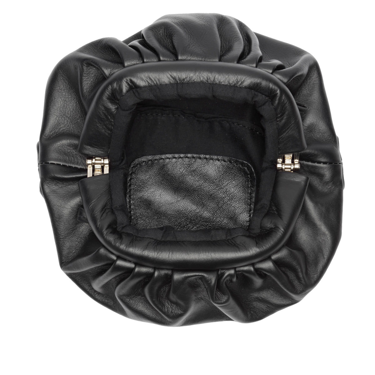 Cloud Bag Black (Silver Chevron strap)