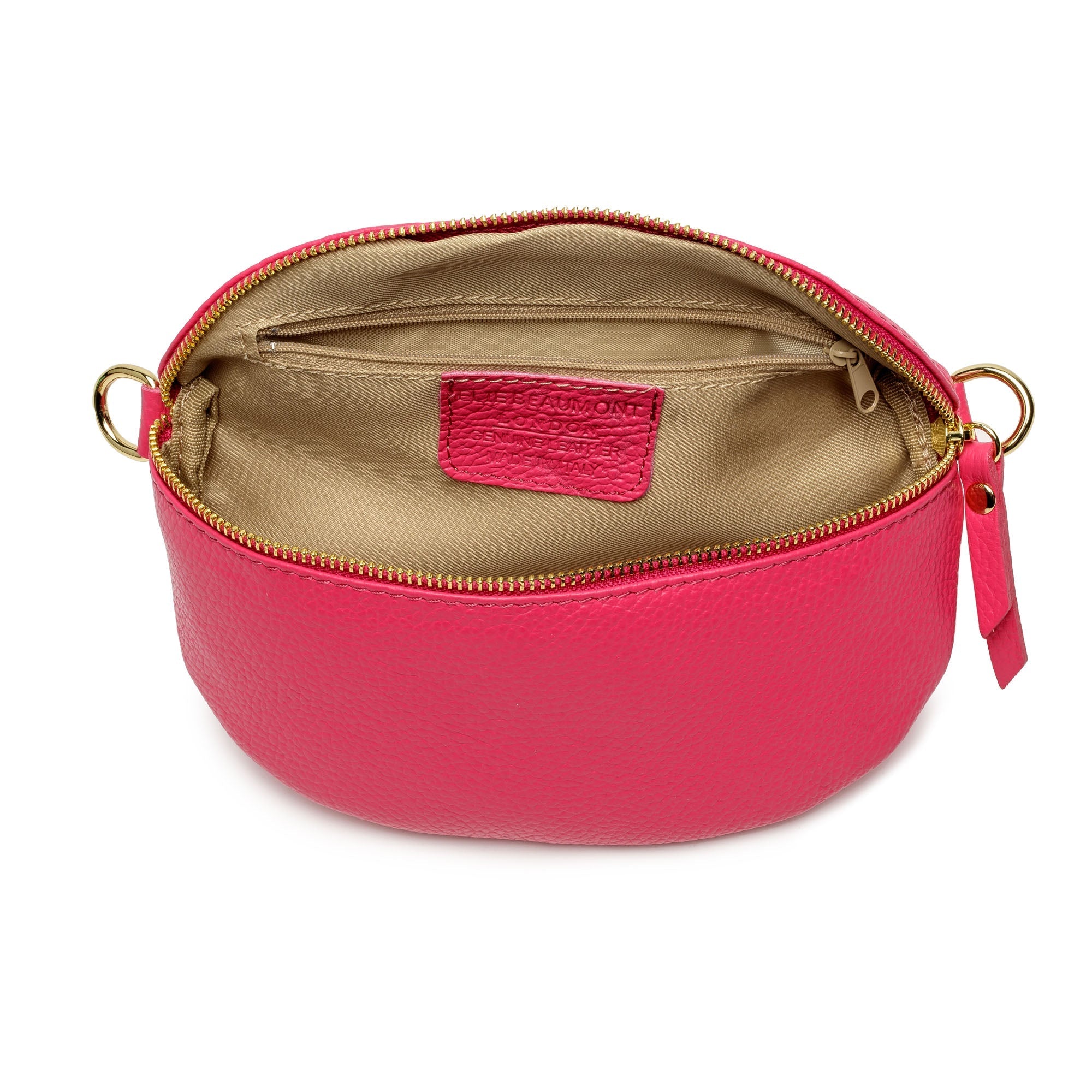Sling Bag - Cerise (Peacock Strap)
