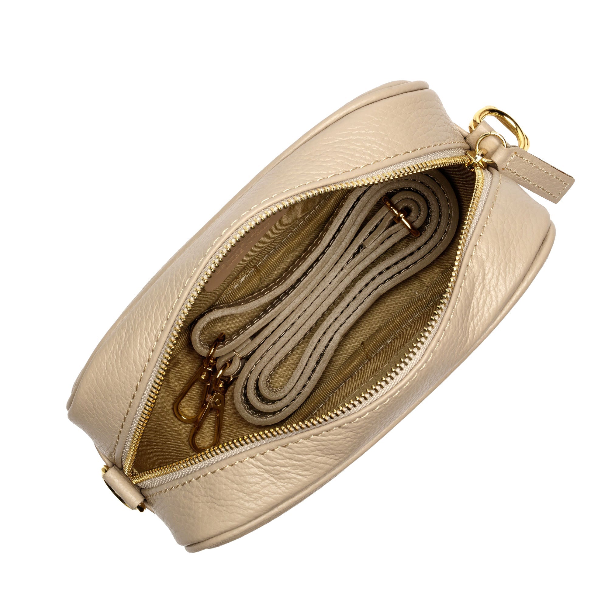 Crossbody Biscuit (Grey Abstract Riemen)