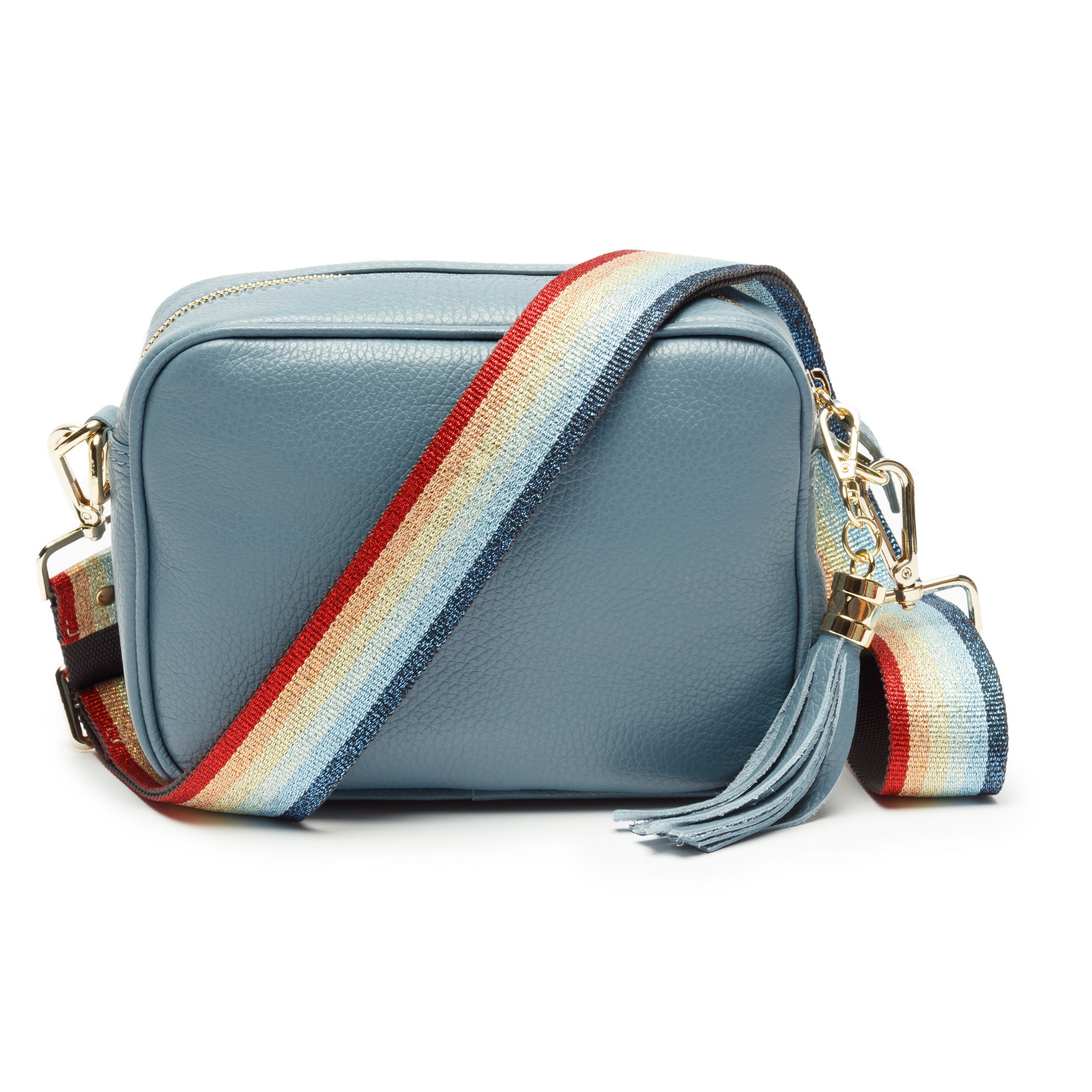 CROSSBODY HELLBLAU (REGENBOGEN RIEMEN)
