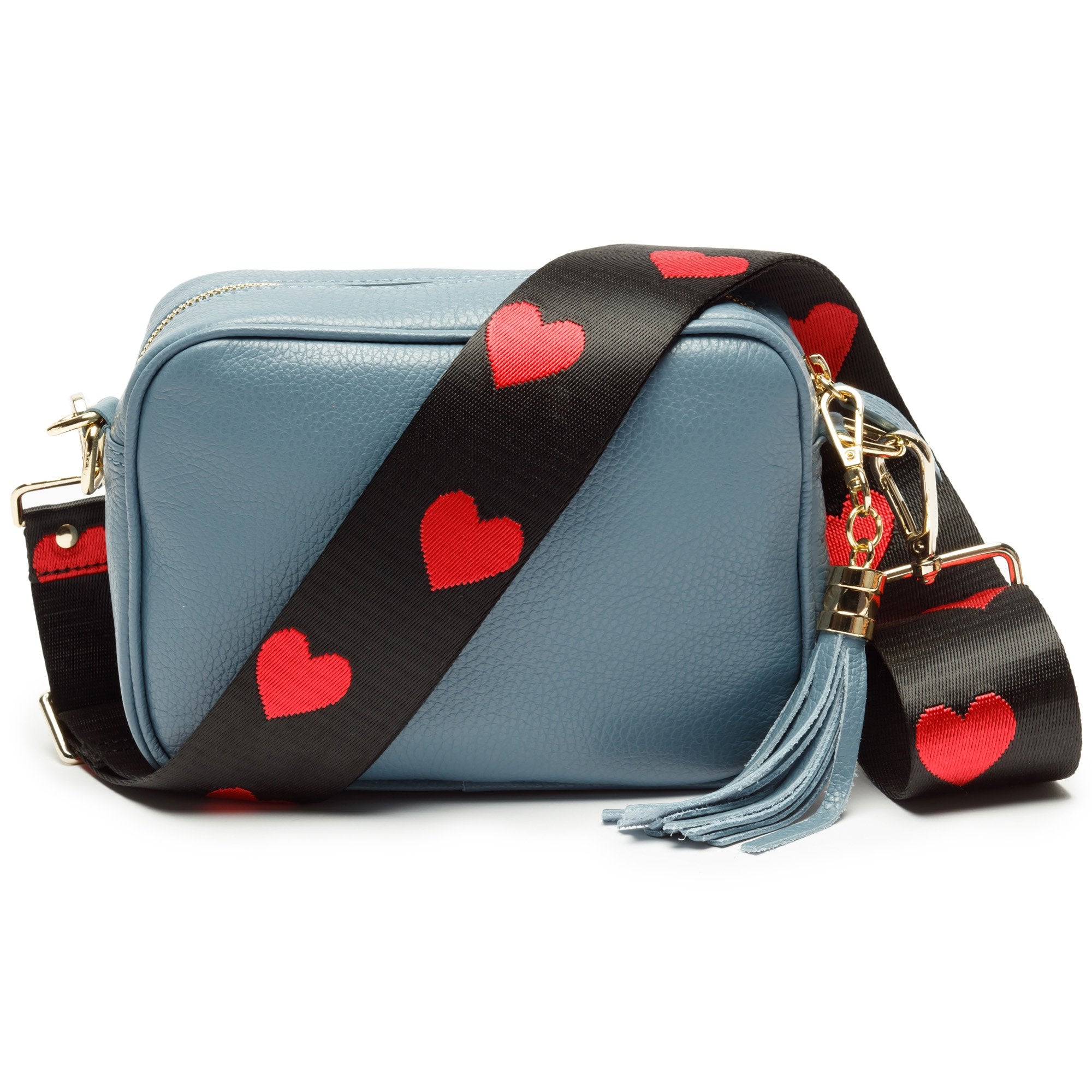 CROSSBODY RIEMEN - RED HEARTS