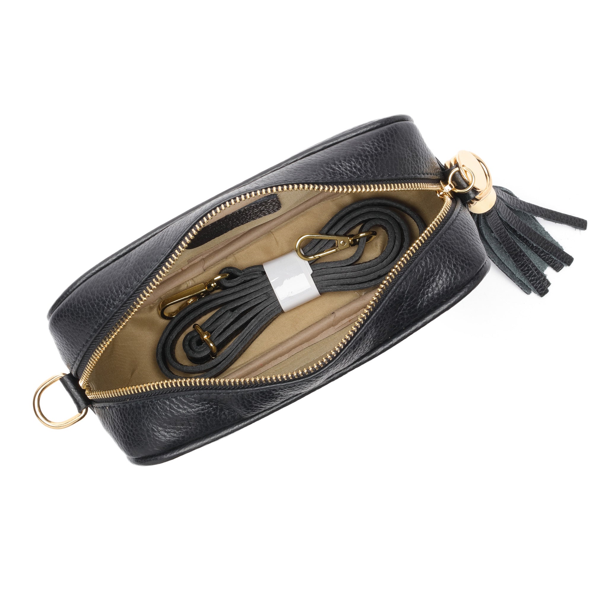 Crossbody Schwarz (Aztec Riemen)