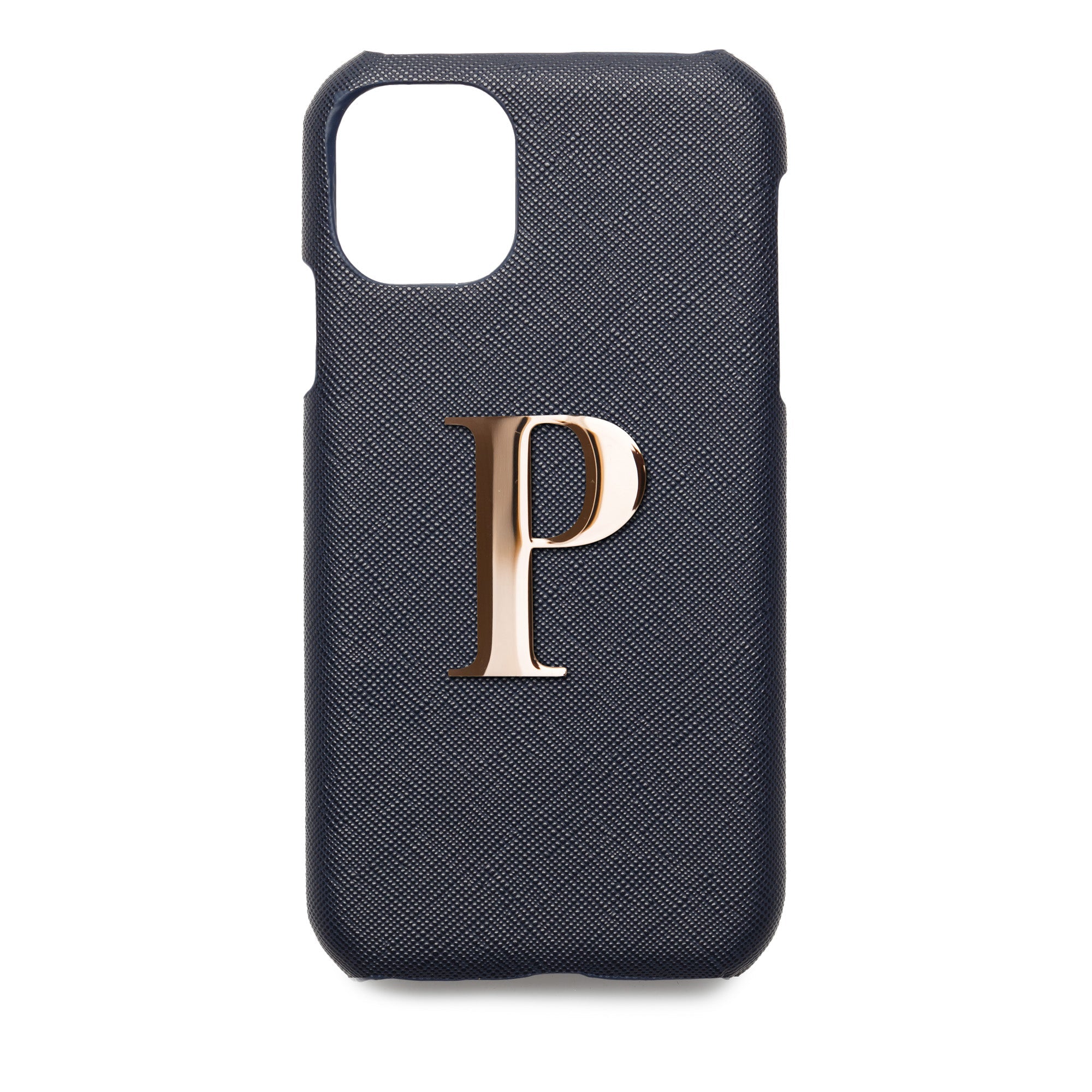 Navy Blue Saffiano - iPhone XR / iPhone 11