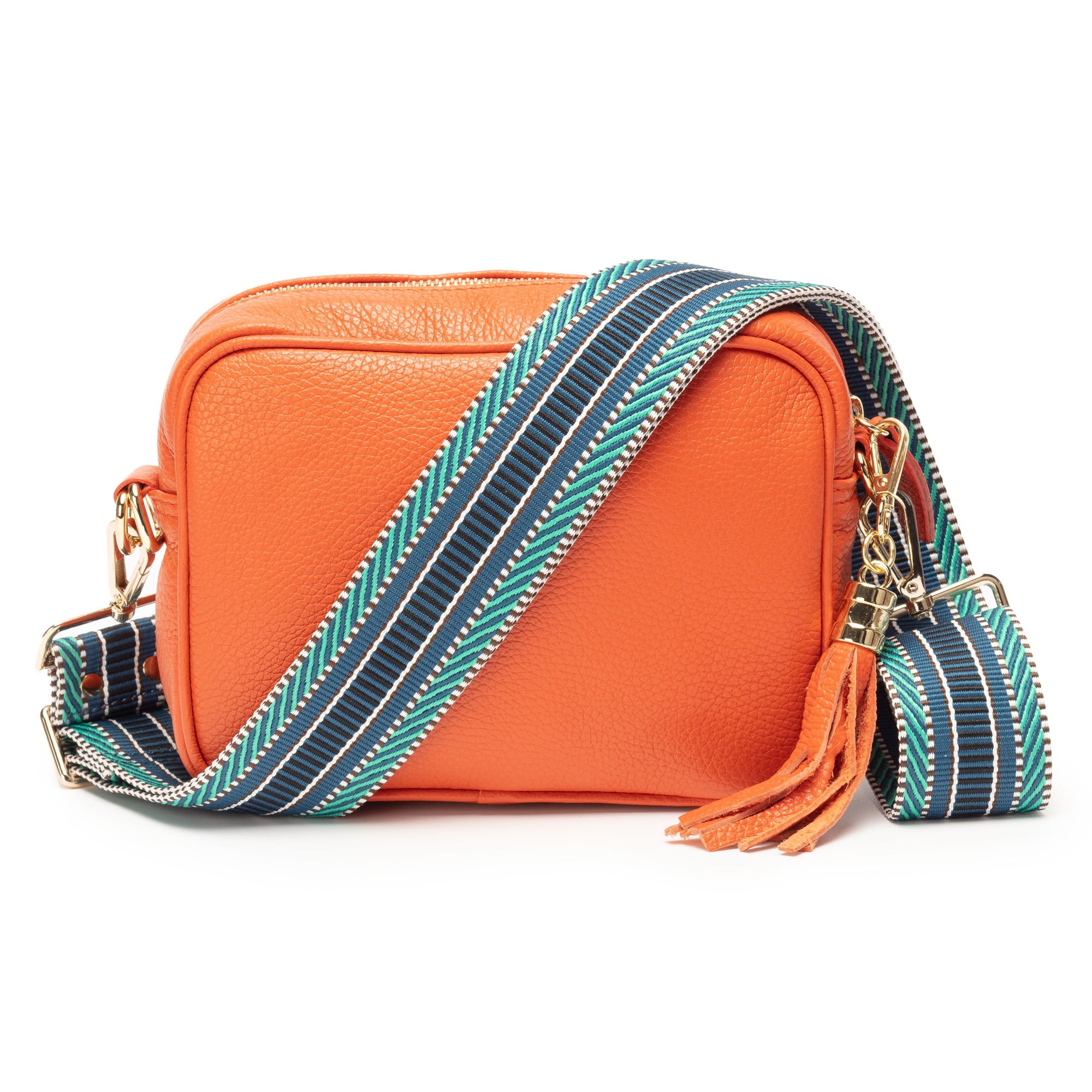 CROSSBODY ROST (BLAUER AZTEKEN-RIEMEN)