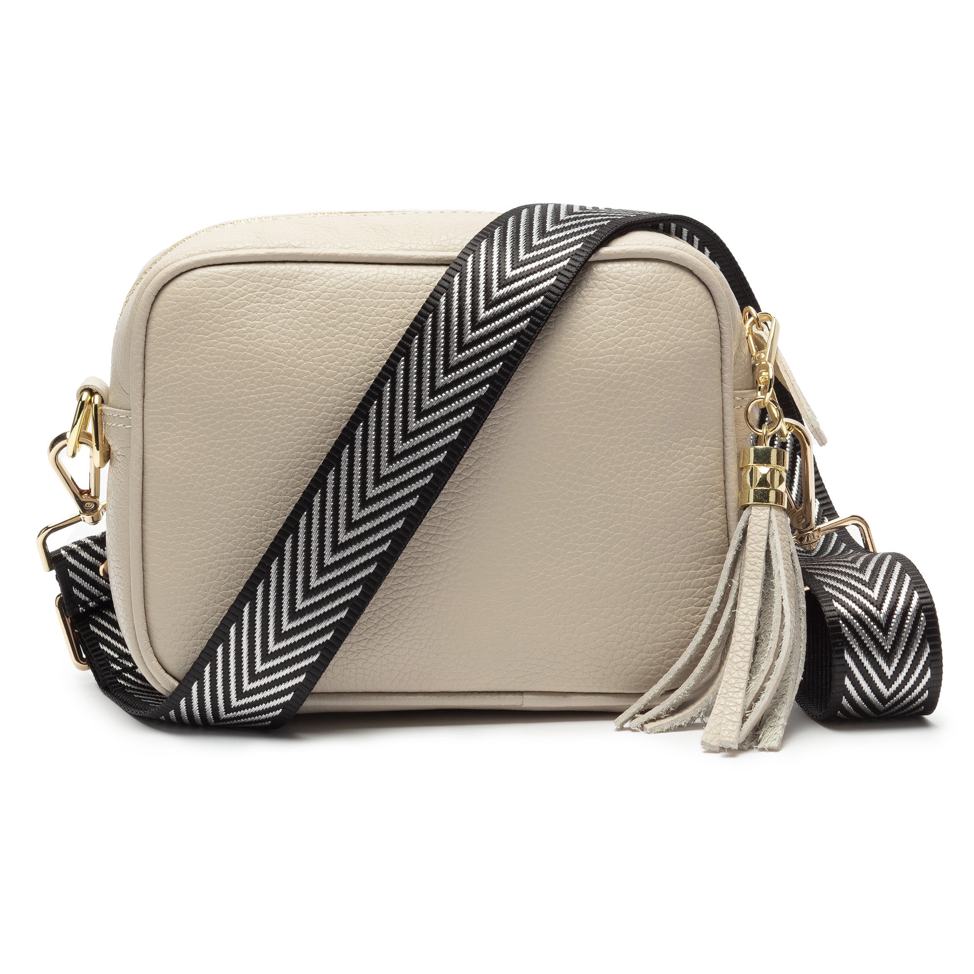 Crossbody Stone (Silver Chevron strap)
