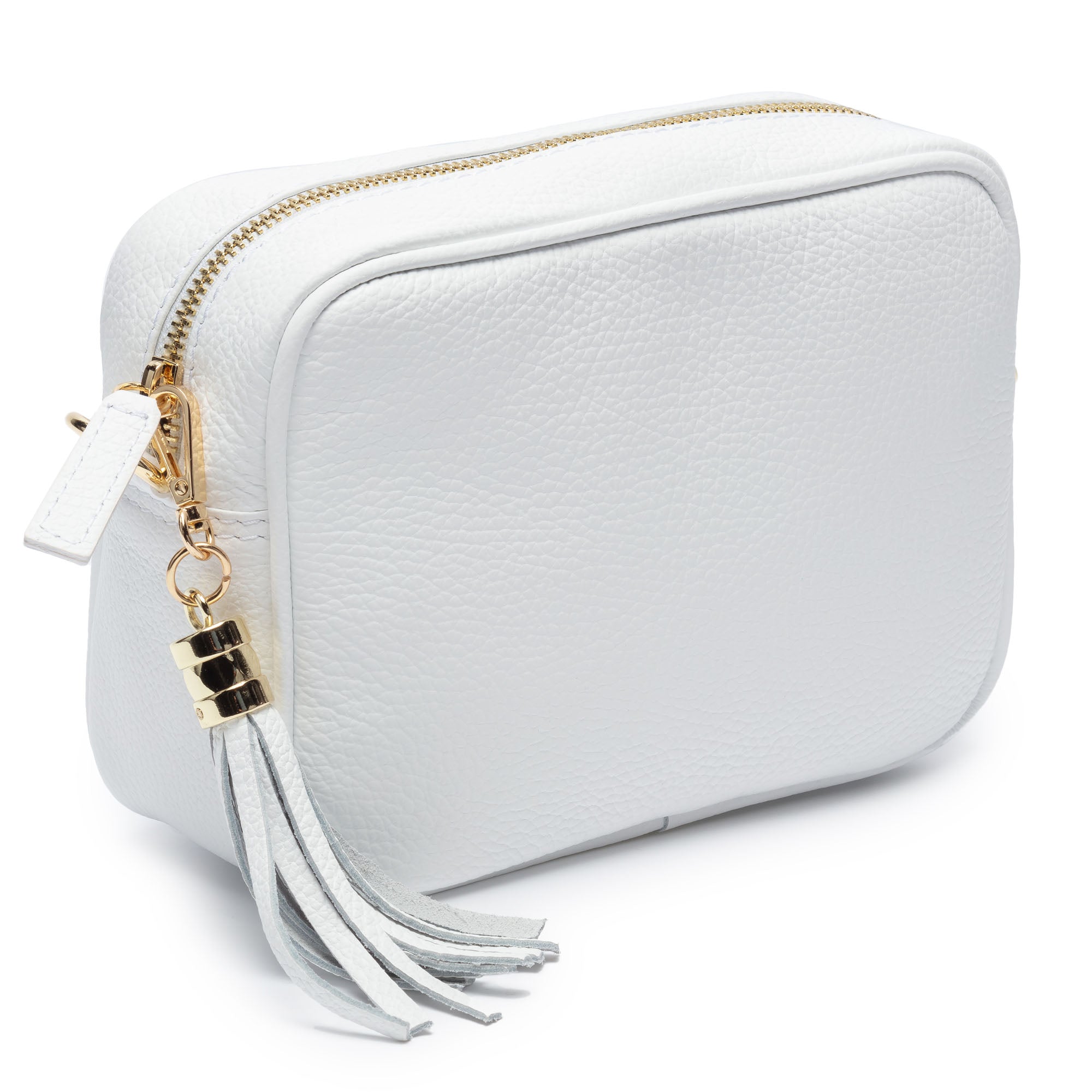 Crossbody White ( Pink Knitted Diamond Strap)