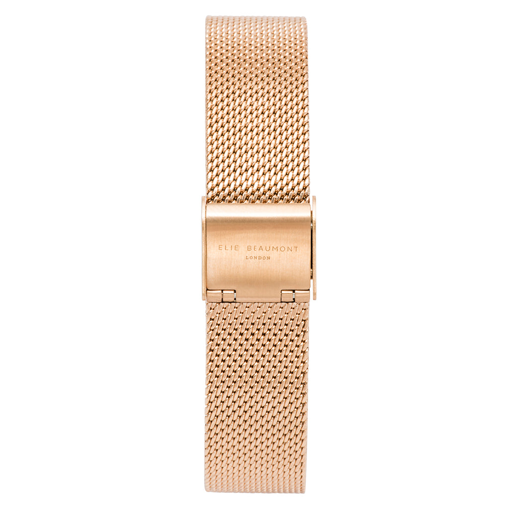 Small Mesh Rosegold Strap