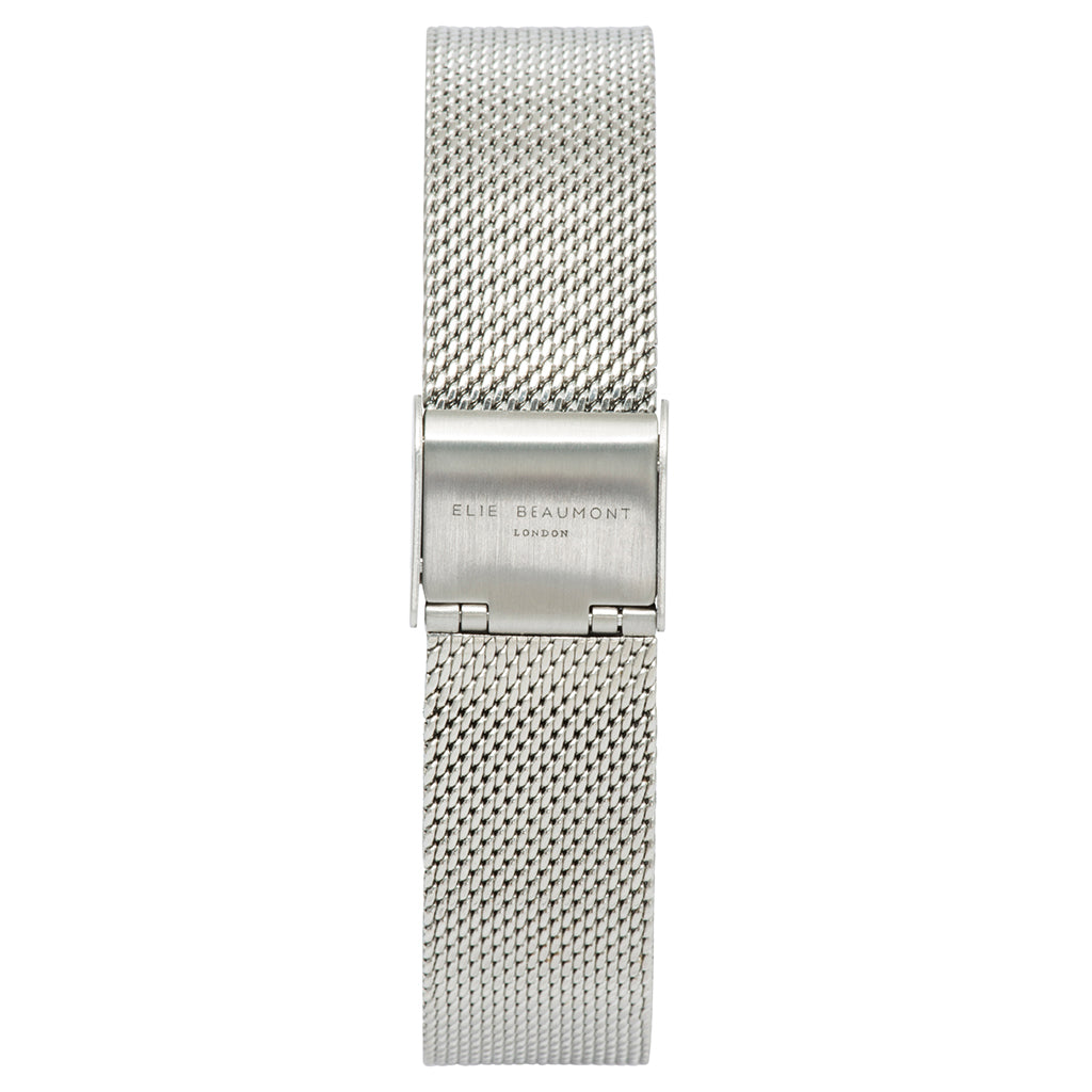 Small Mesh Silver Strap