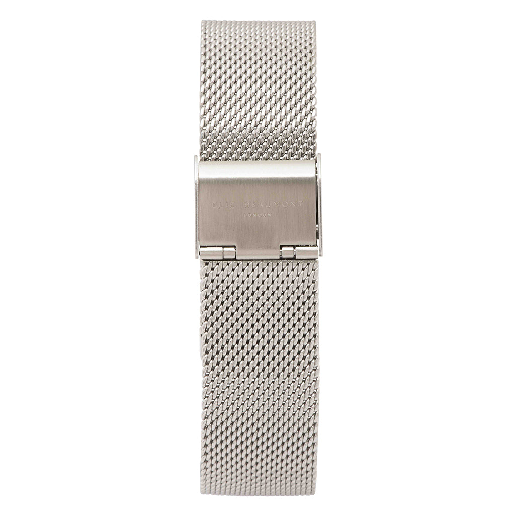 Large Mesh Silver Strap