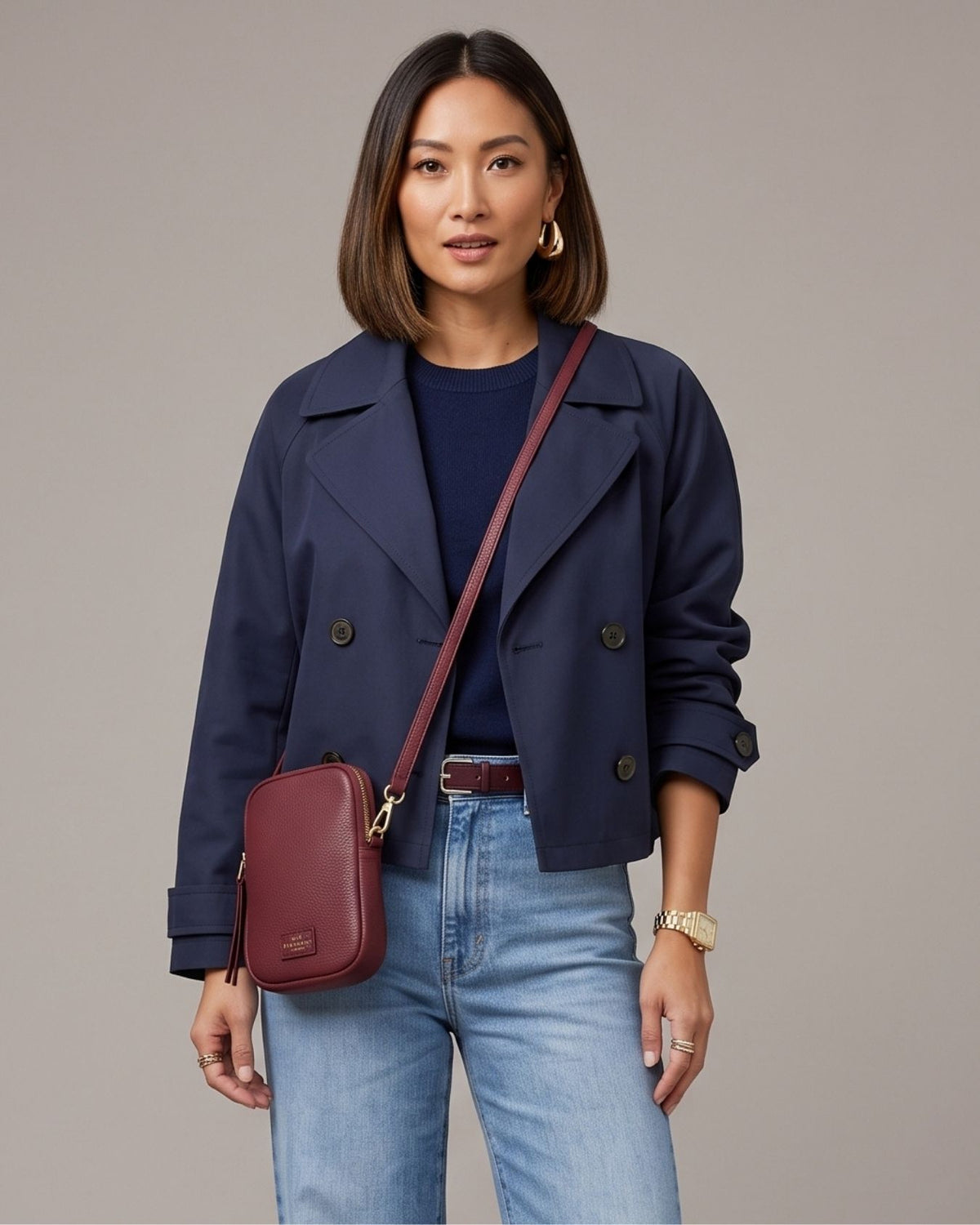 Phone Bag  - Burgundy