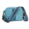 Crossbody Aqua (Orange Aztekenriemen)