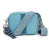 Crossbody Aqua (Orange Aztekenriemen)
