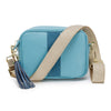 Crossbody Aqua (Orange Aztekenriemen)