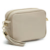 Crossbody Schwarz (Silbernes Chevronband)