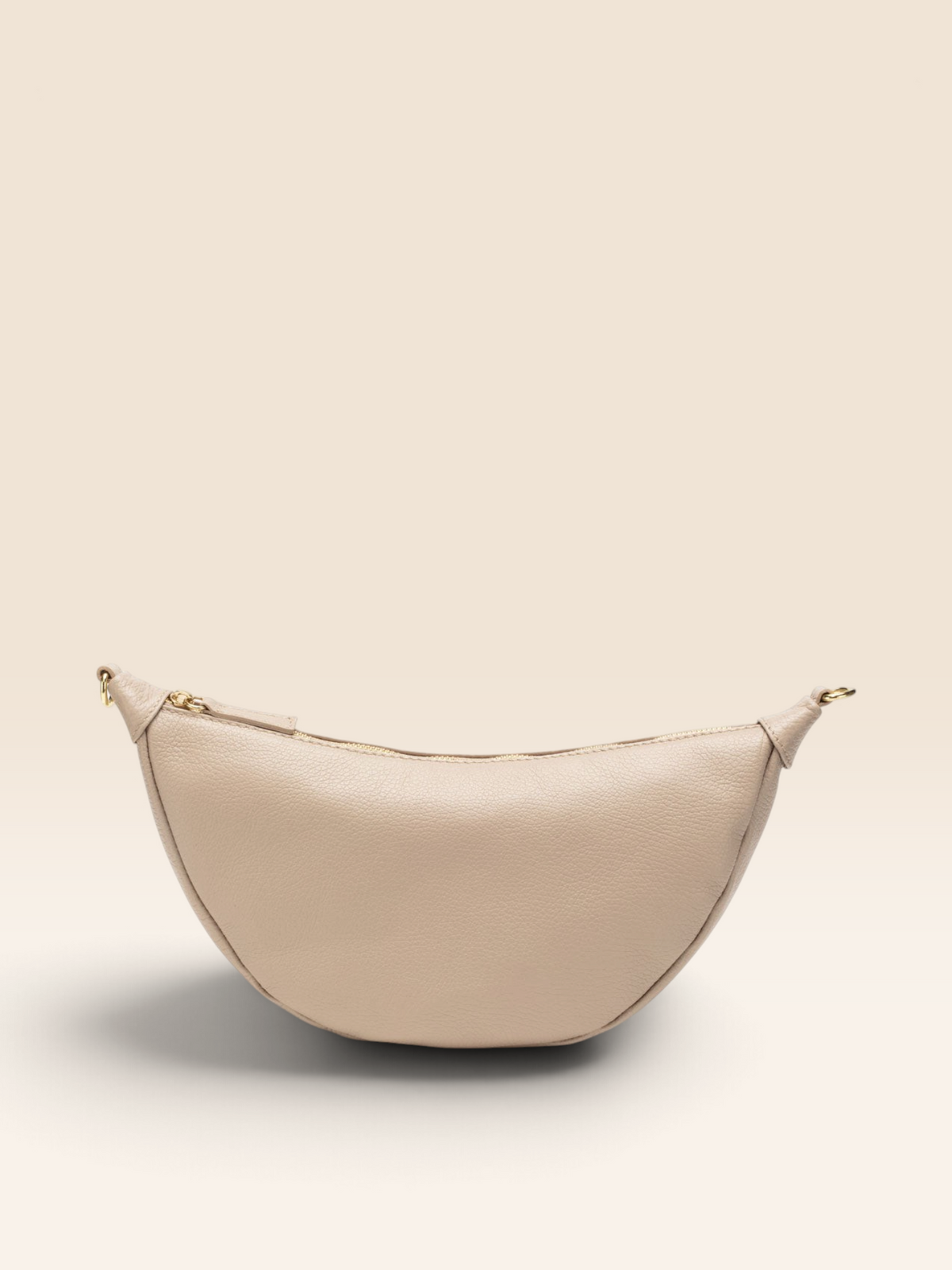 Image of a Biscuit Beige Leather Hobo bag for Women by Elie Beaumont