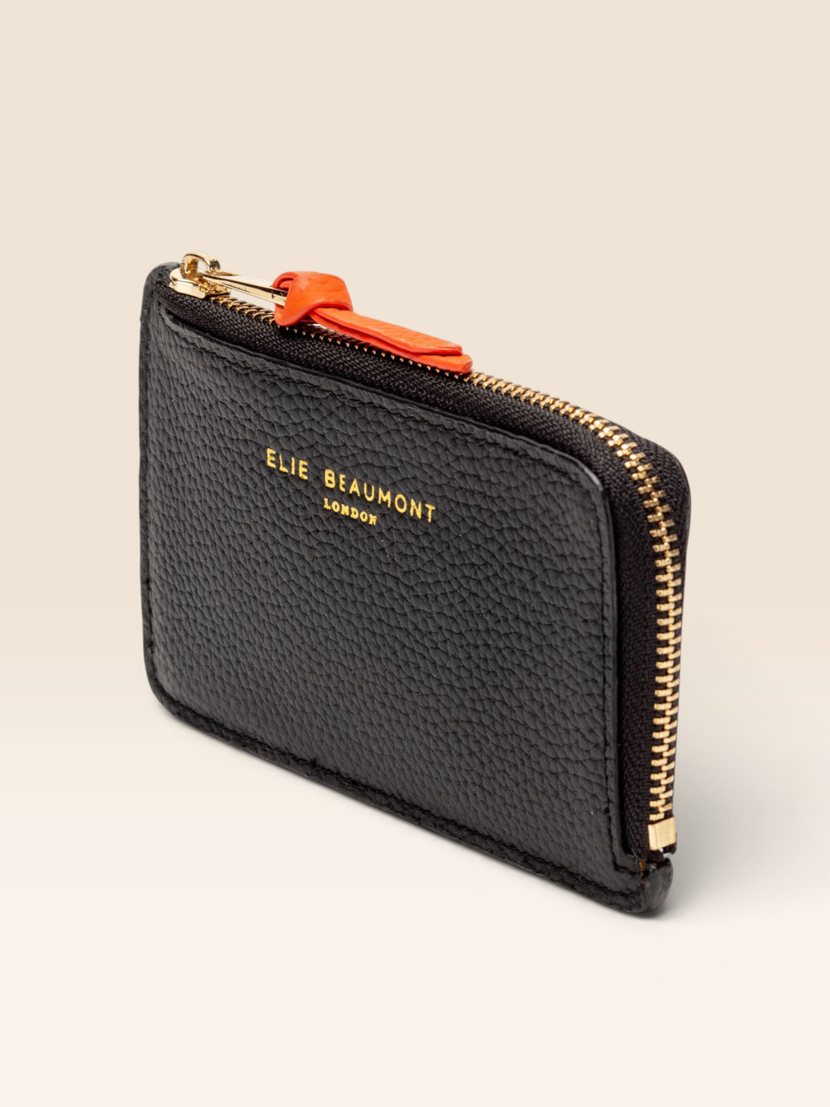 Coin Cardholder Black-Orange