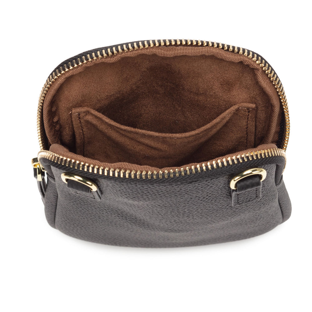 Phone Bag  - Black Chevron Velvet