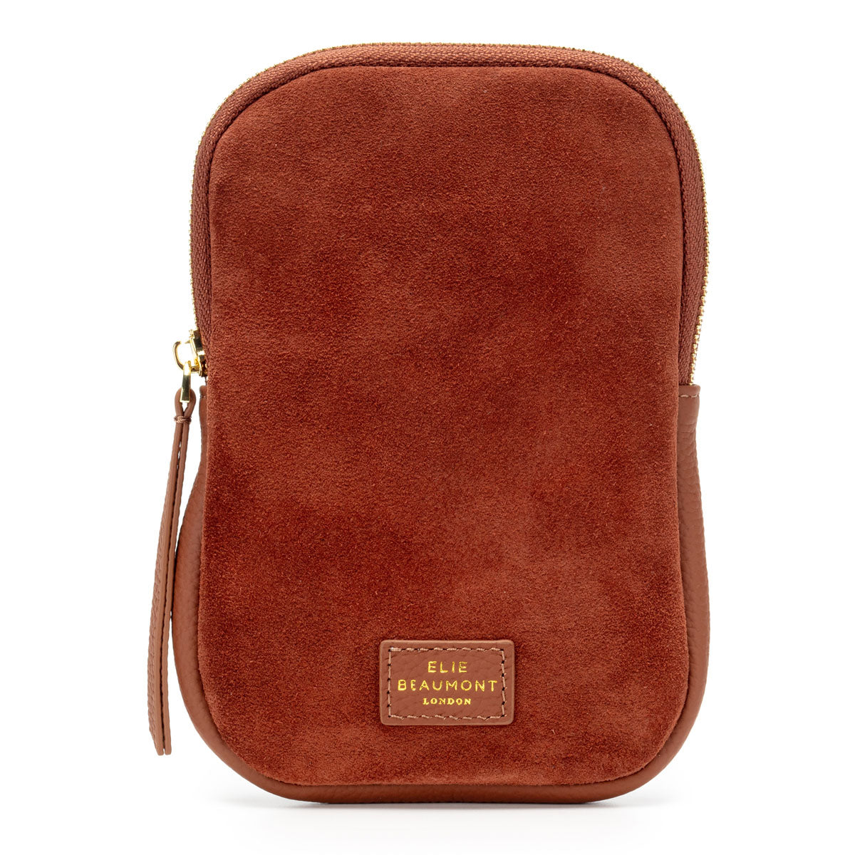 Phone Bag  - Tan Suede