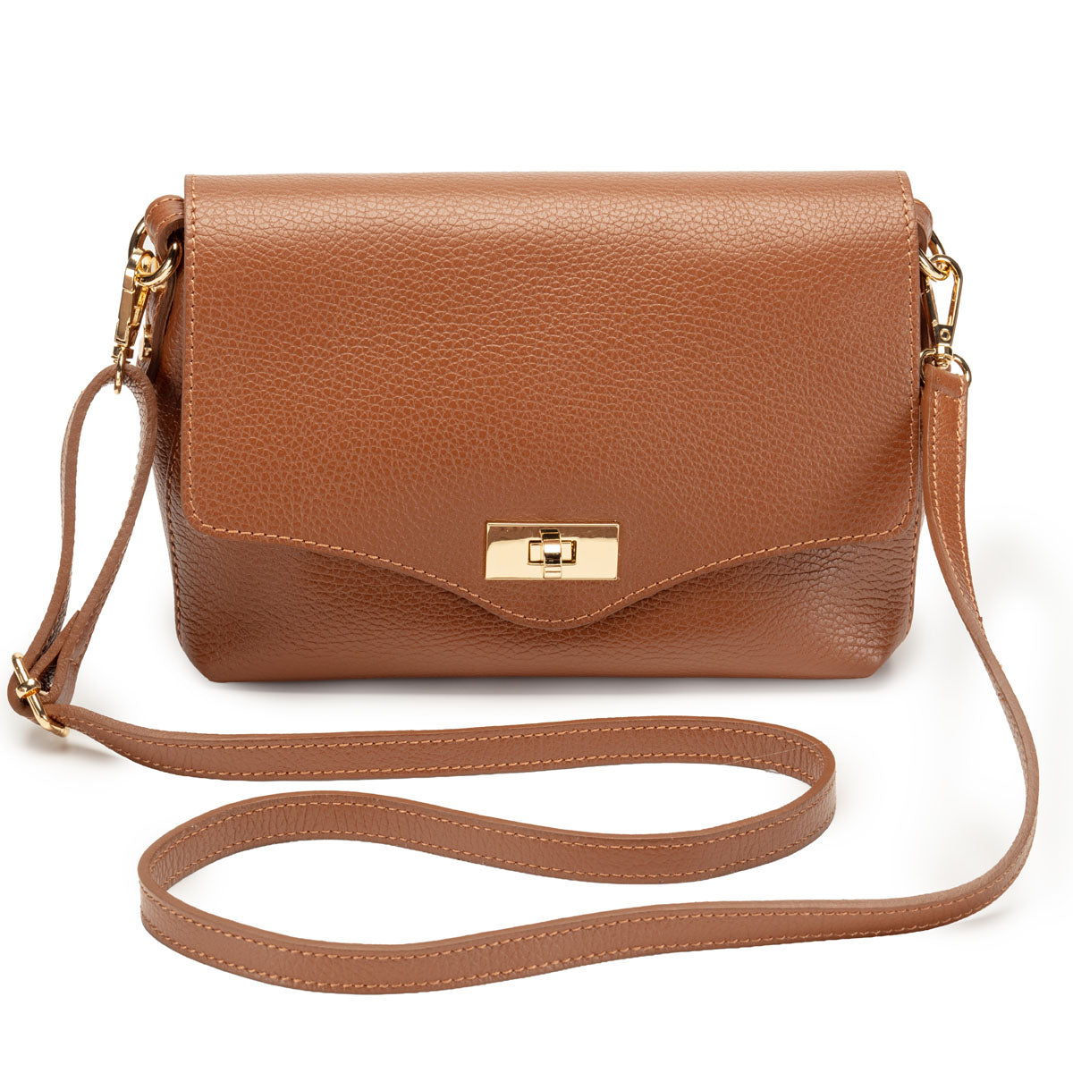 Twist Clasp - Tan Midi