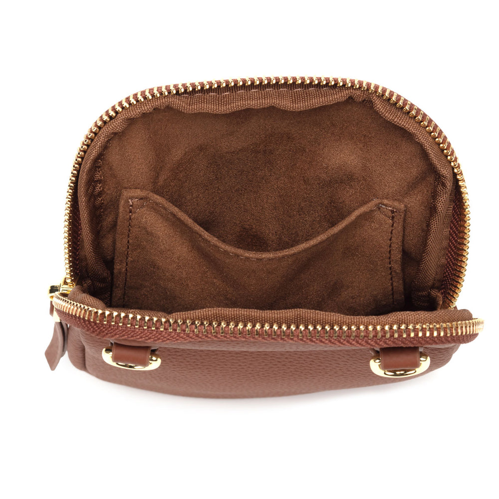Phone Bag  - Tan Suede