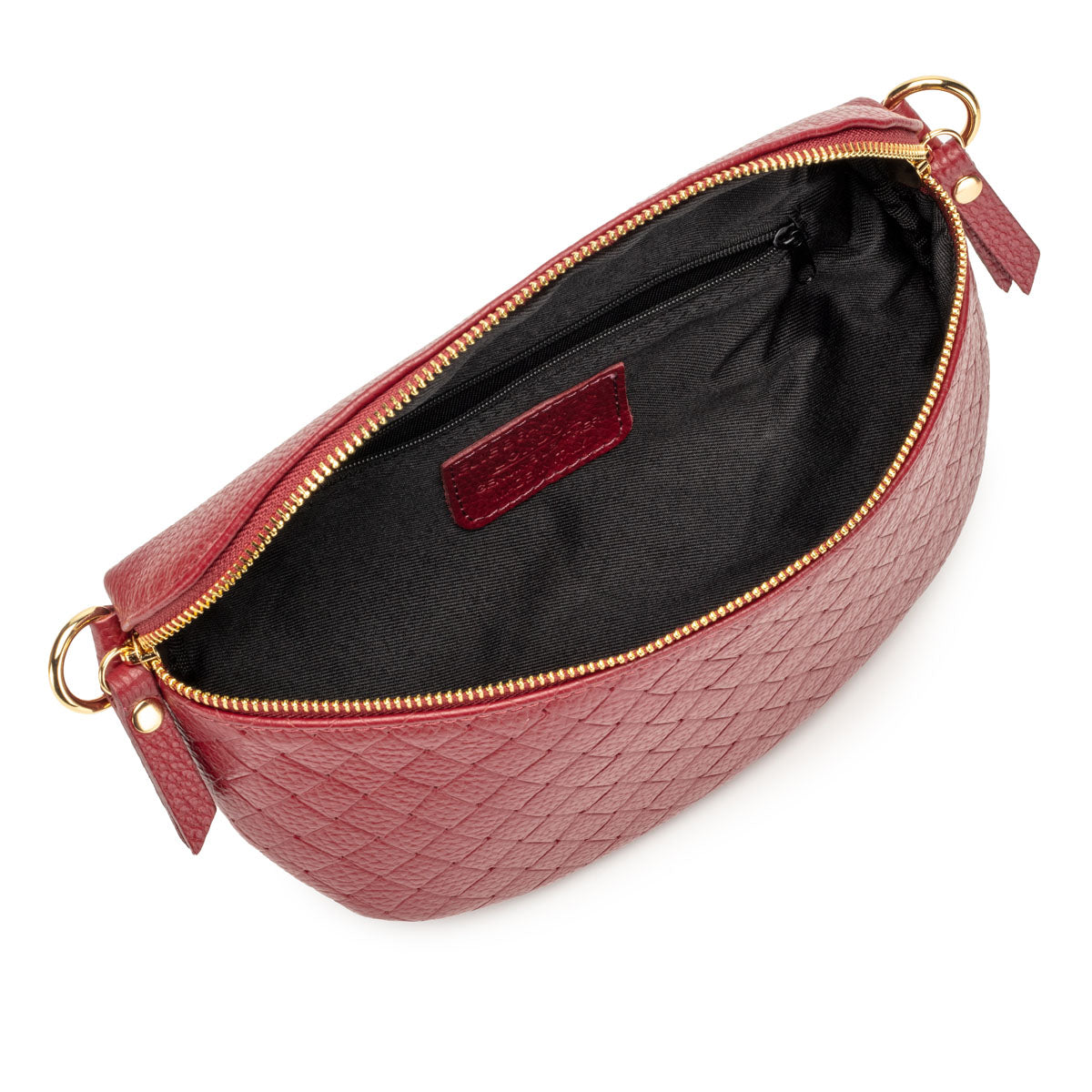 Woven Sling Bag Oxblood - Midi size