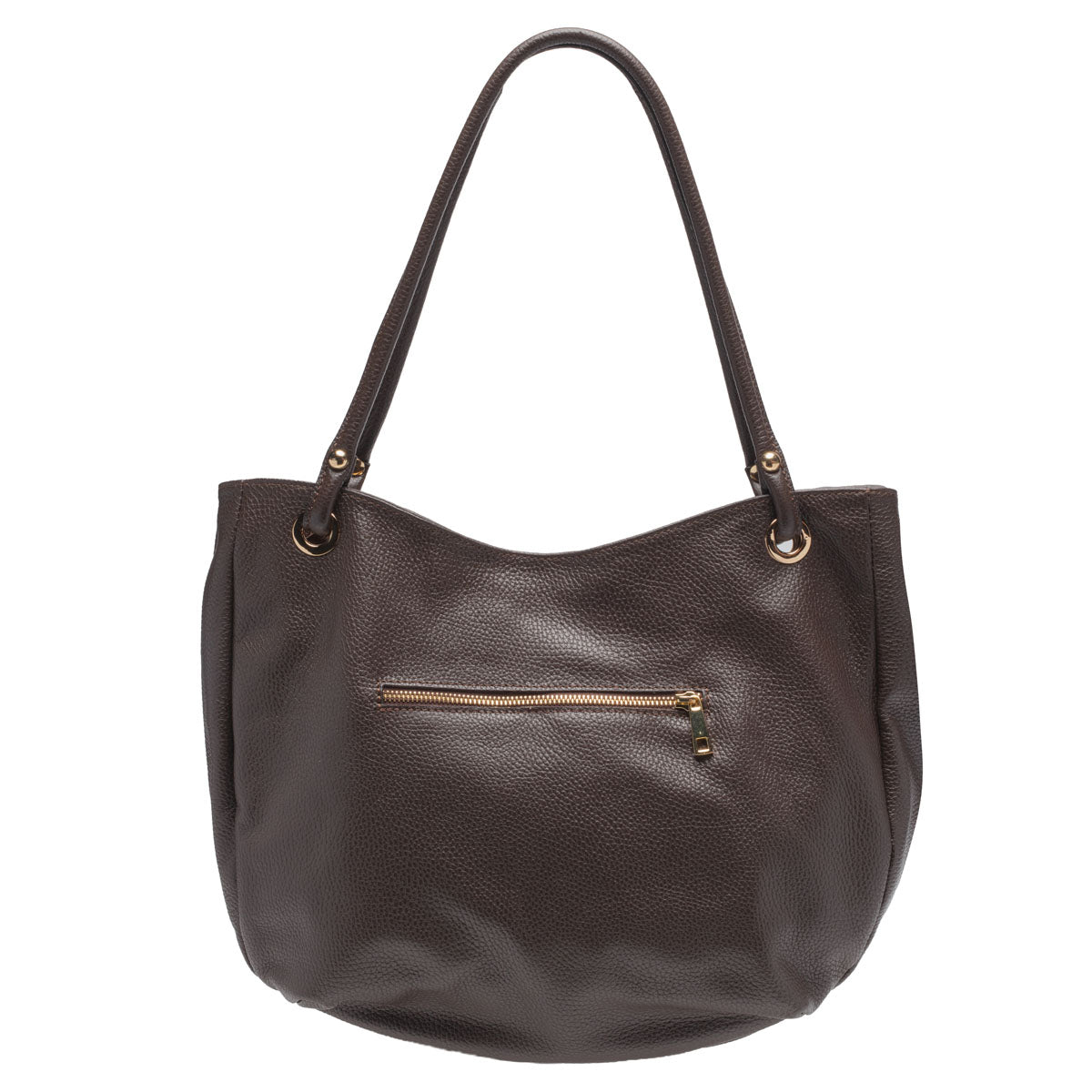 Curved Soft Tote - Chocolate