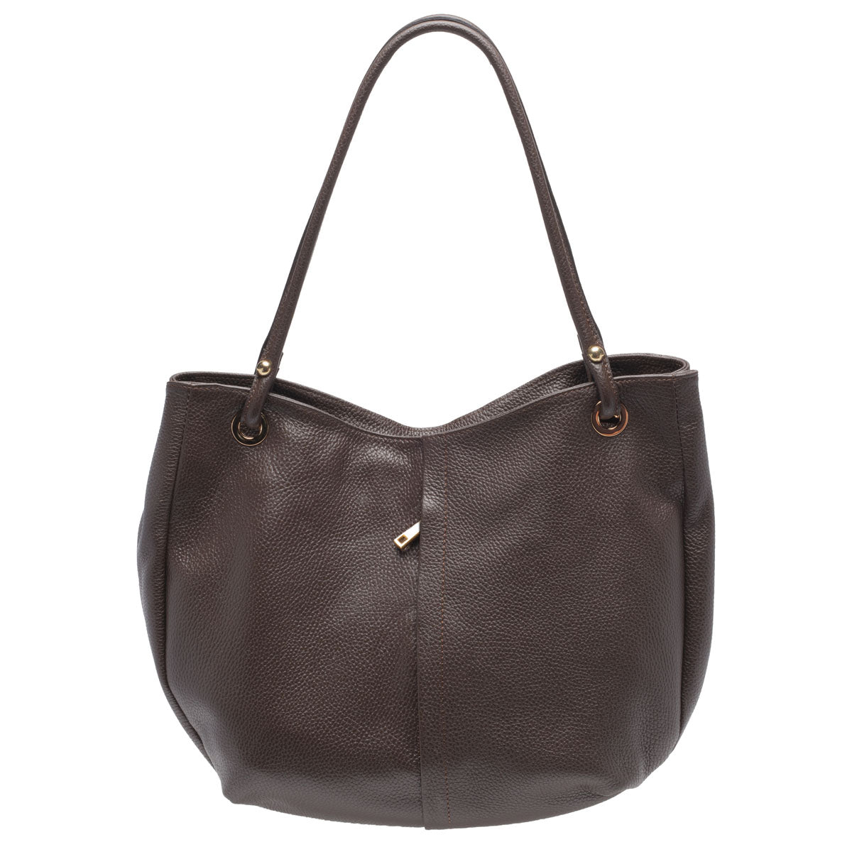Curved Soft Tote - Chocolate