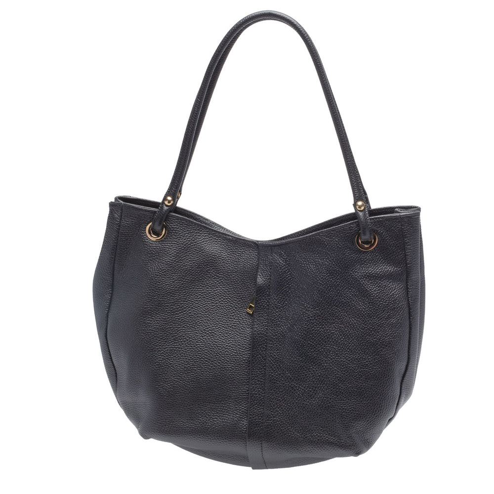 Curved Soft Tote - Black