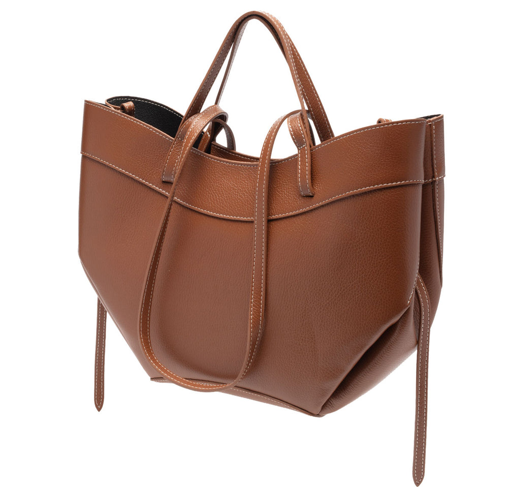 Origami Tote - Tan