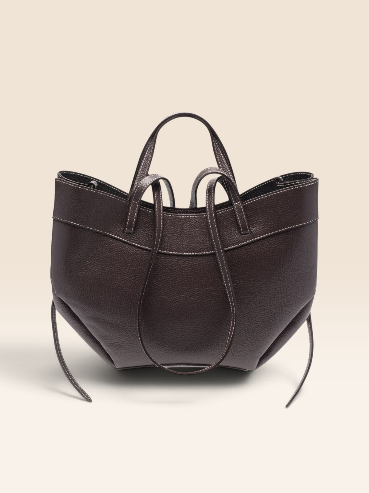 Origami Tote - Dark Chocolate