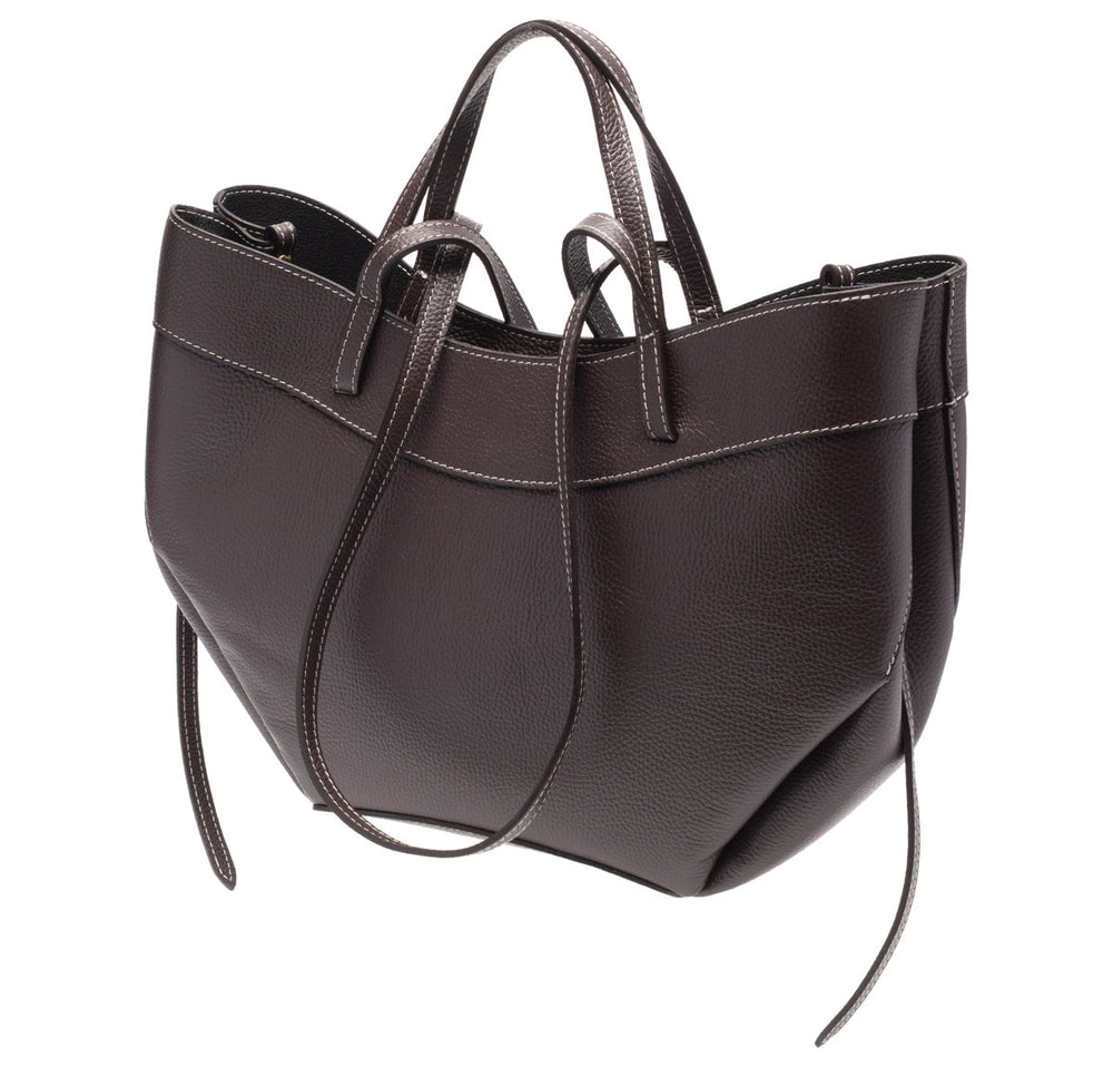 Origami Tote - Dark Chocolate