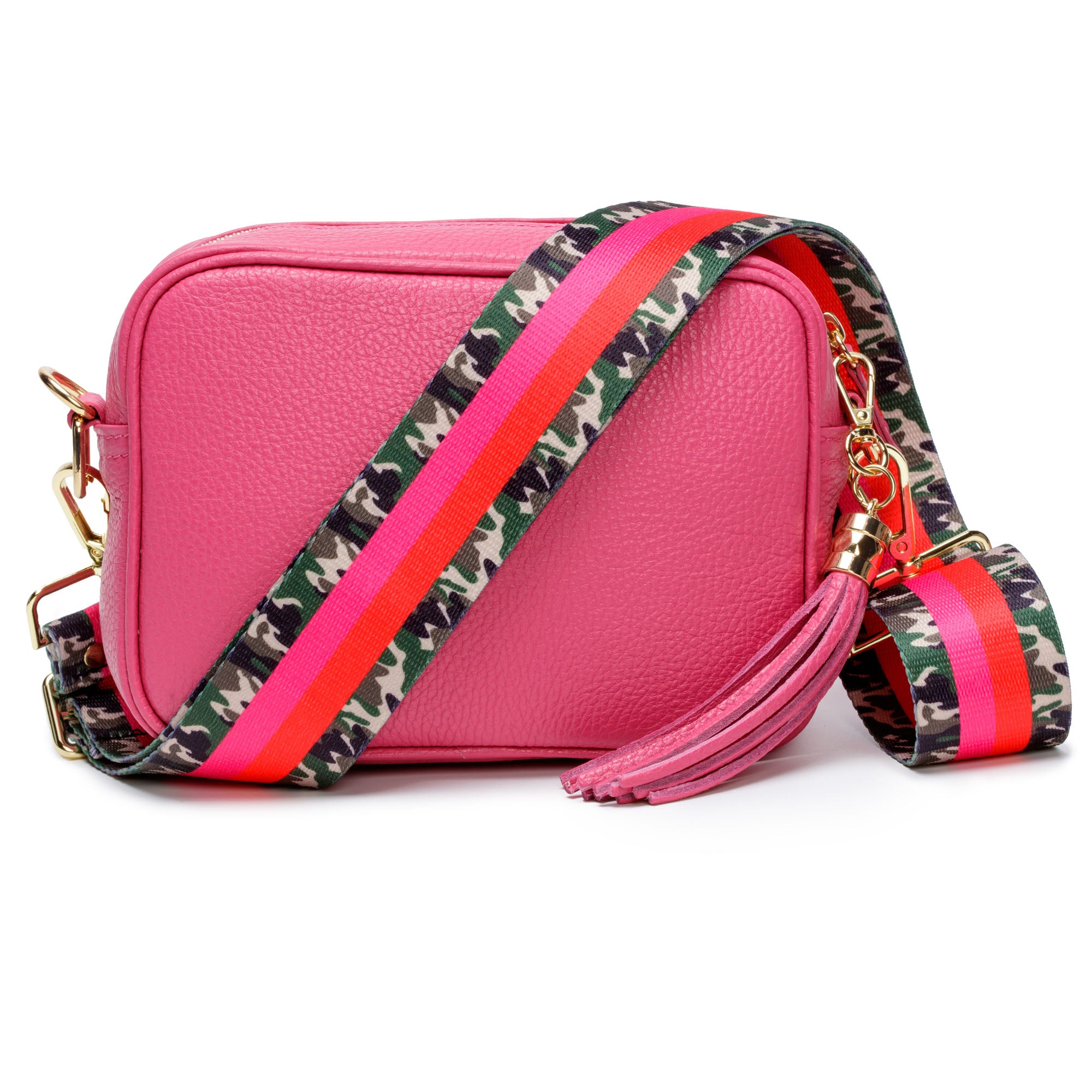 Crossbody Cerise (Army Stripes Strap)