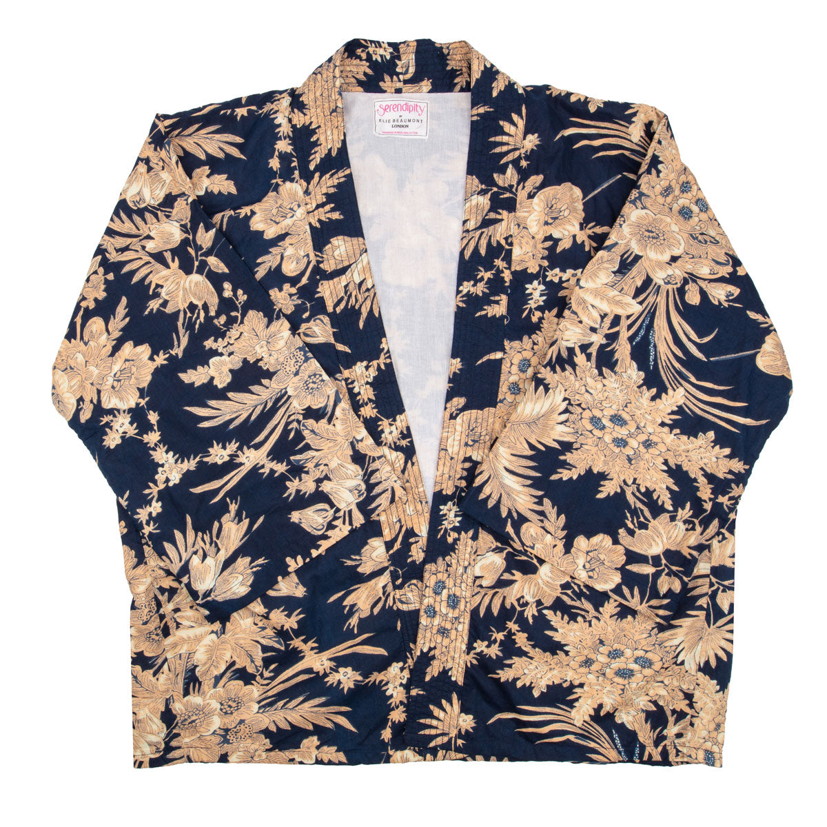 Serendipity Kimono Short - Midnight Blossom