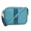 Crossbody Aqua (Orange Aztekenriemen)