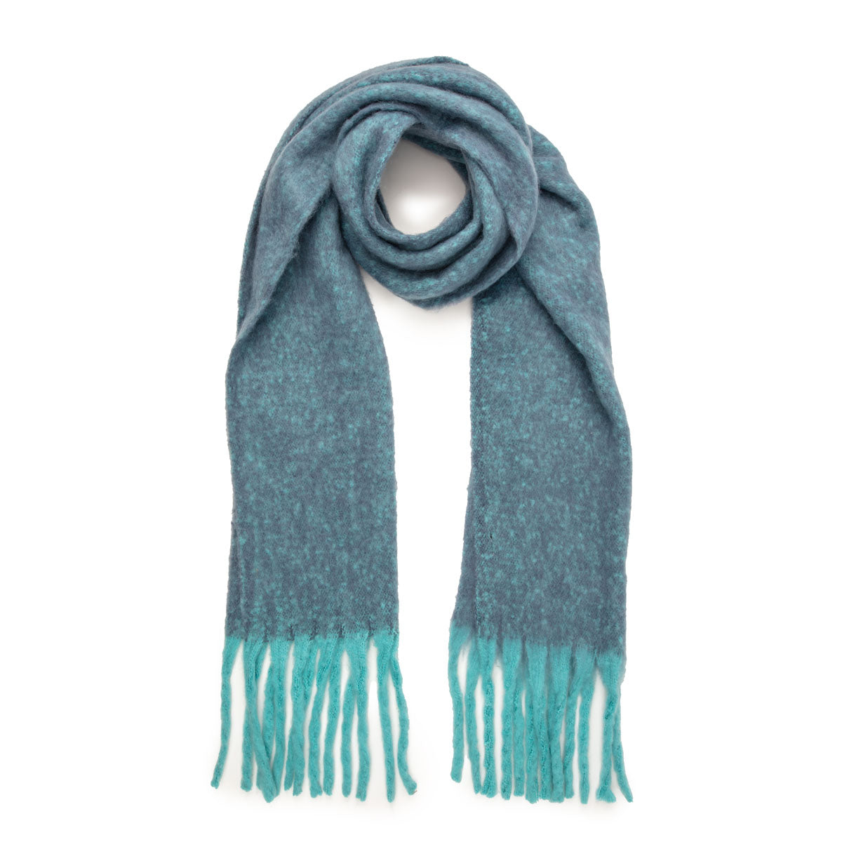 Winter Scarf - Tonal Blue