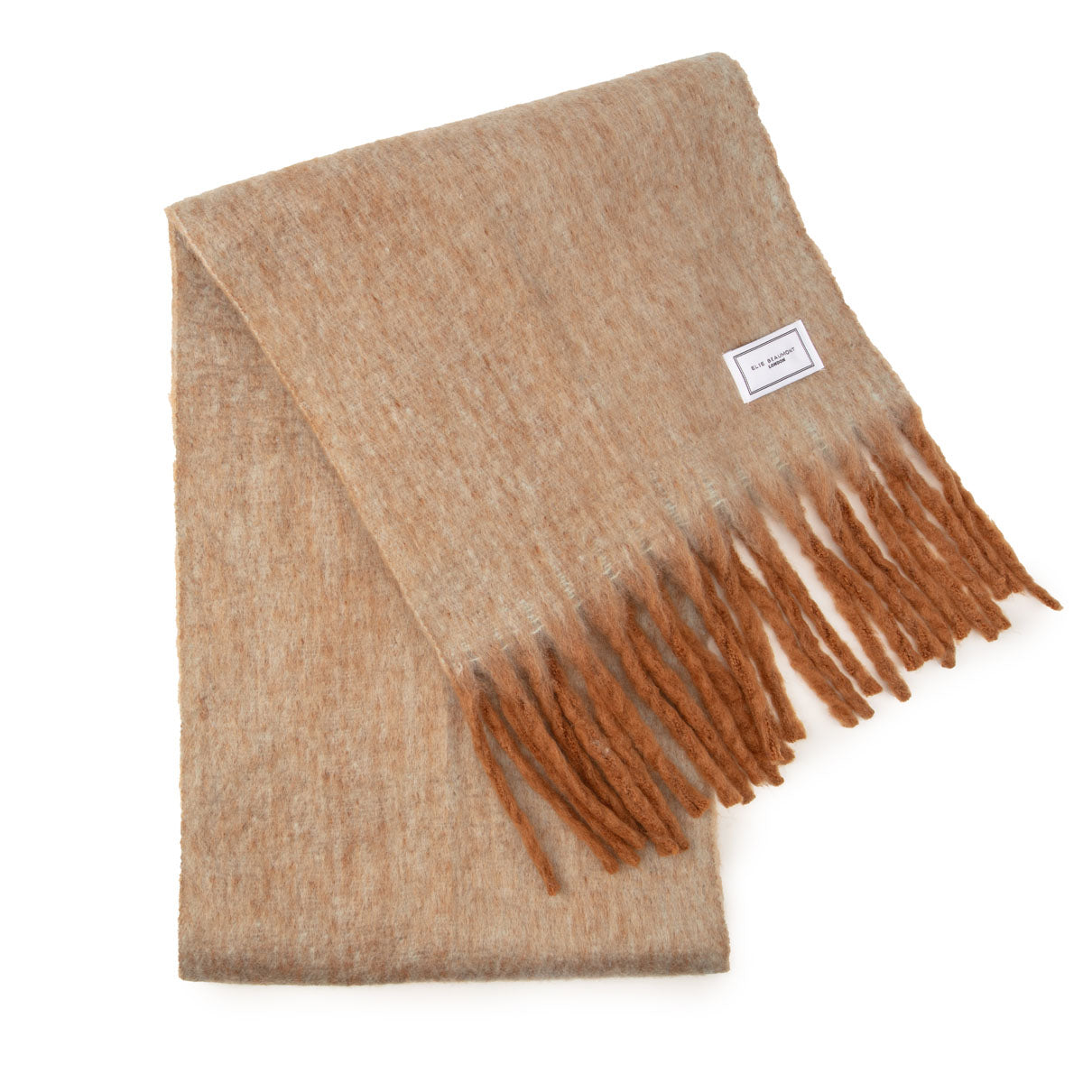 Winter Scarf - Tonal Camel