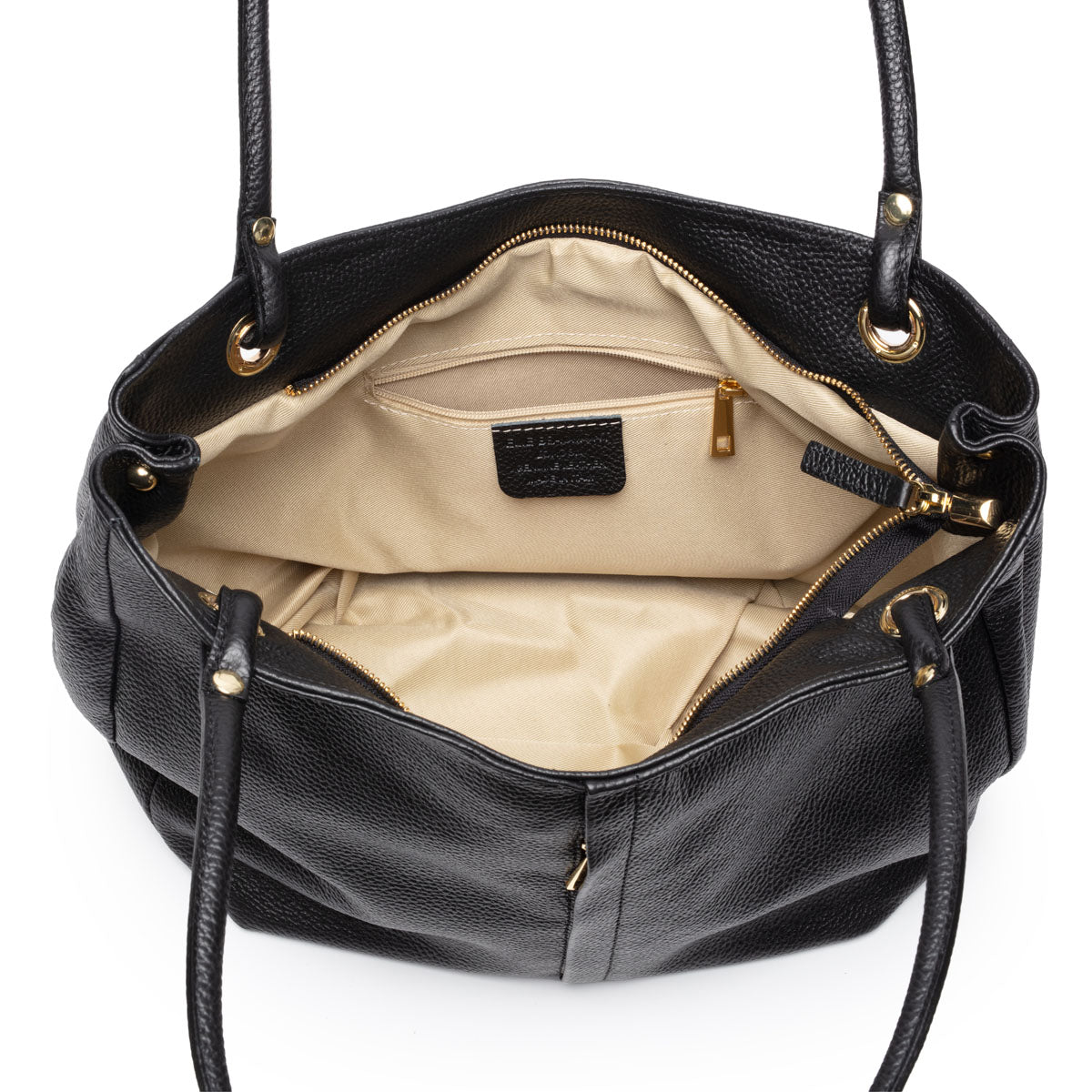 Curved Soft Tote - Black