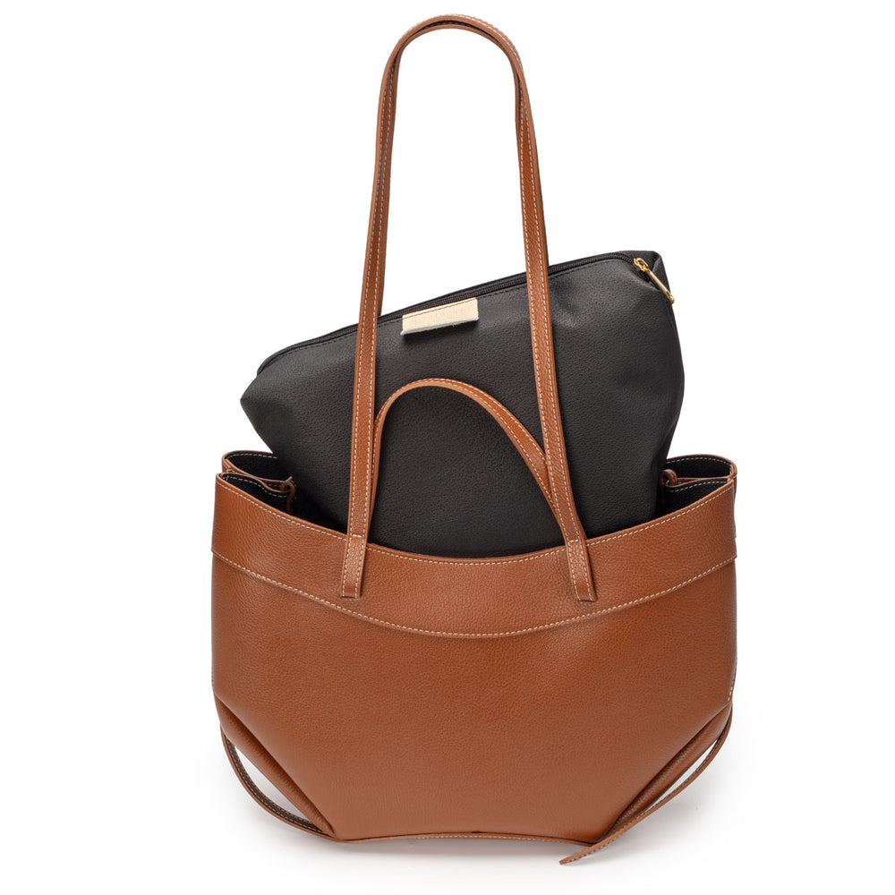 Origami Tote - Tan