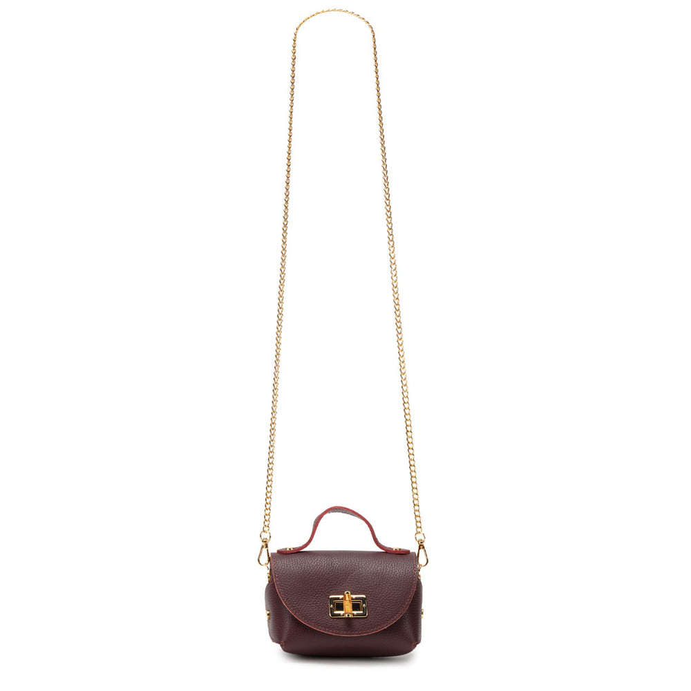 Bamboo Twist Clasp - Burgundy